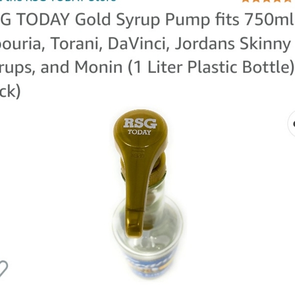 New in package gold syrup pumps 8 pk - Picture 5 of 7